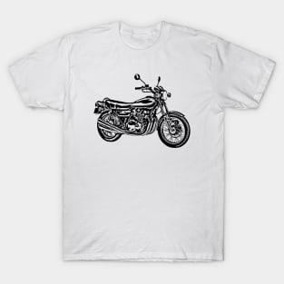 Z1 900 Motorcycle Sketch Art T-Shirt